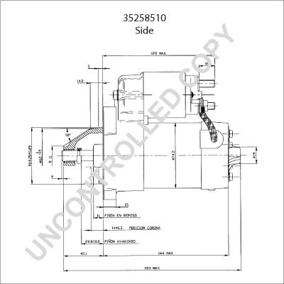 Prestolite Electric 35258510 - Стартер autozip.com.ua