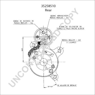 Prestolite Electric 35258510 - Стартер autozip.com.ua