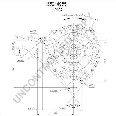 Prestolite Electric 35214955 - Генератор autozip.com.ua