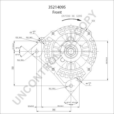 Prestolite Electric 35214095 - Генератор autozip.com.ua