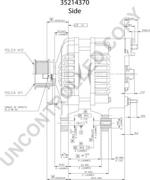 Prestolite Electric 35214370 - Генератор autozip.com.ua