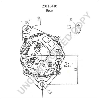 Prestolite Electric 20110410 - Генератор autozip.com.ua