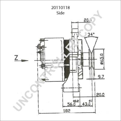 Prestolite Electric 20110118 - Генератор autozip.com.ua