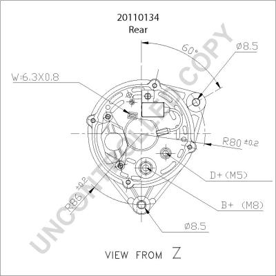 Prestolite Electric 20110134 - Генератор autozip.com.ua