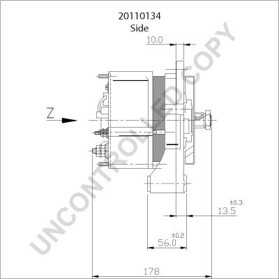 Prestolite Electric 20110134 - Генератор autozip.com.ua