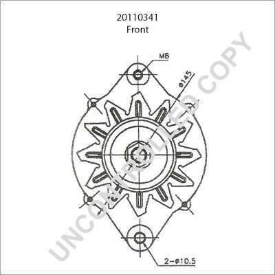 Prestolite Electric 20110341 - Генератор autozip.com.ua