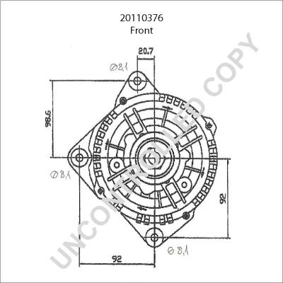 Prestolite Electric 20110376 - Генератор autozip.com.ua