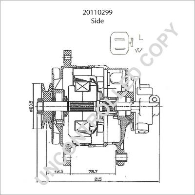 Prestolite Electric 20110299 - Генератор autozip.com.ua