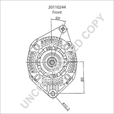 Prestolite Electric 20110244 - Генератор autozip.com.ua