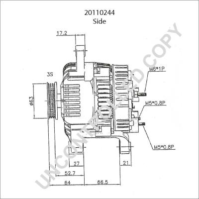 Prestolite Electric 20110244 - Генератор autozip.com.ua