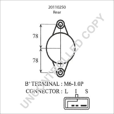 Prestolite Electric 20110250 - Генератор autozip.com.ua