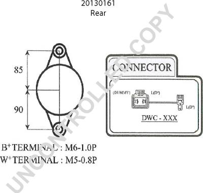 Prestolite Electric 20130161 - Генератор autozip.com.ua