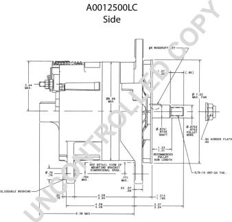 Prestolite Electric A0012500LC - Генератор autozip.com.ua