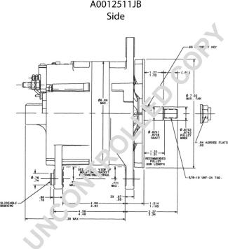 Prestolite Electric A0012511JB - Генератор autozip.com.ua