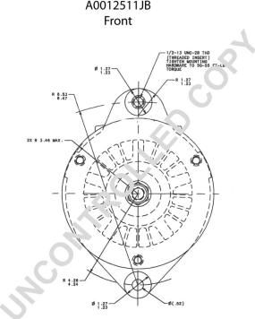 Prestolite Electric A0012511JB - Генератор autozip.com.ua