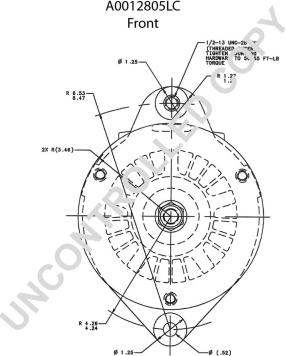 Prestolite Electric A0012805LC - Генератор autozip.com.ua