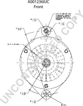 Prestolite Electric A0012360JC - Генератор autozip.com.ua