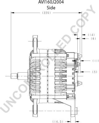 Prestolite Electric AVI160J2004 - Генератор autozip.com.ua