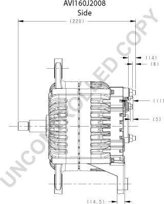 Prestolite Electric AVI160J2008 - Генератор autozip.com.ua