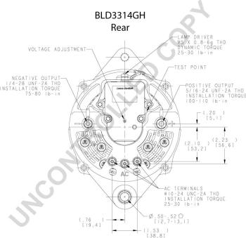 Prestolite Electric BLD3314GH - Генератор autozip.com.ua