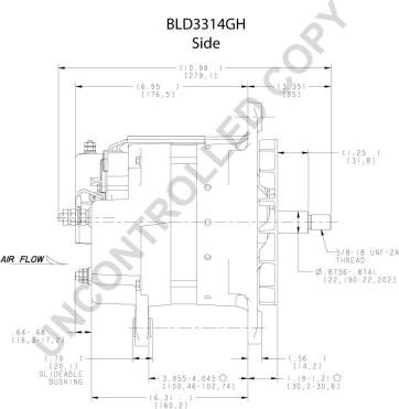 Prestolite Electric BLD3314GH - Генератор autozip.com.ua