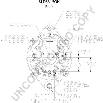 Prestolite Electric BLD3315GH - Генератор autozip.com.ua