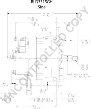 Prestolite Electric BLD3315GH - Генератор autozip.com.ua