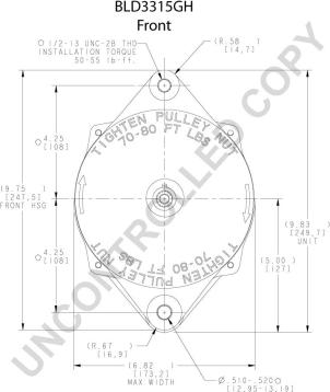 Prestolite Electric BLD3315GH - Генератор autozip.com.ua