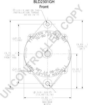 Prestolite Electric BLD2301GH - Генератор autozip.com.ua