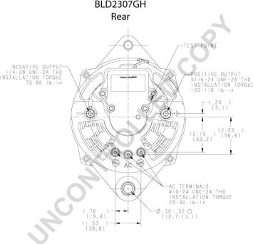 Prestolite Electric BLD2307GH - Генератор autozip.com.ua