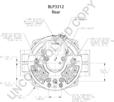 Prestolite Electric BLP3312 - Генератор autozip.com.ua