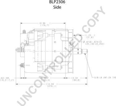 Prestolite Electric BLP2306 - Генератор autozip.com.ua