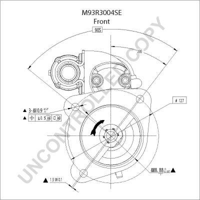 Prestolite Electric M93R3004SE - Стартер autozip.com.ua