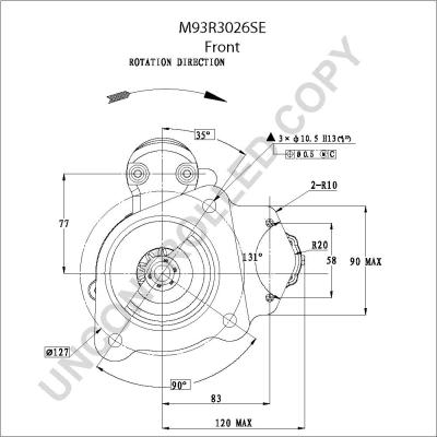 Prestolite Electric M93R3026SE - Стартер autozip.com.ua