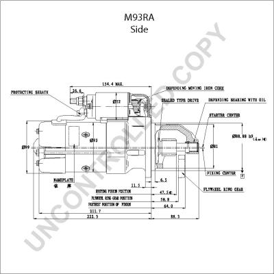 Prestolite Electric M93RA - Стартер autozip.com.ua