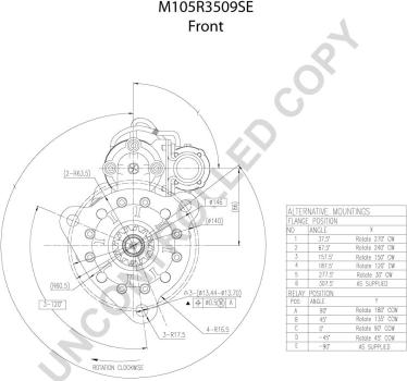 Prestolite Electric M105R3509SE - Стартер autozip.com.ua