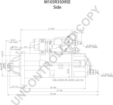 Prestolite Electric M105R3509SE - Стартер autozip.com.ua