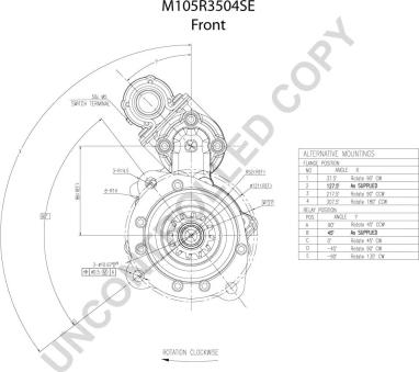 Prestolite Electric M105R3504SE - Стартер autozip.com.ua