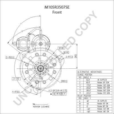 Prestolite Electric M105R3507SE - Стартер autozip.com.ua