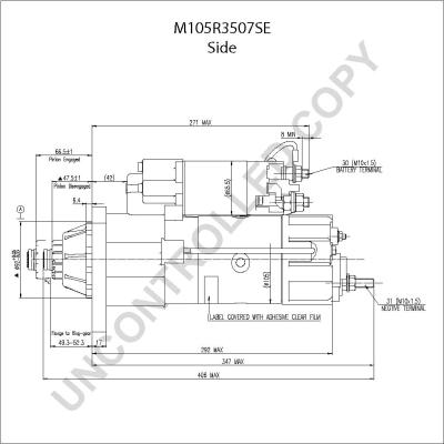 Prestolite Electric M105R3507SE - Стартер autozip.com.ua