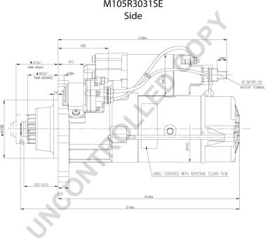 Prestolite Electric M105R3031SE - Стартер autozip.com.ua