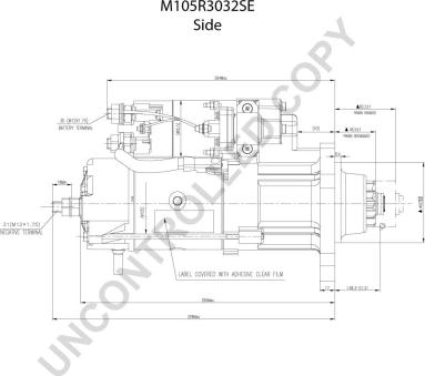 Prestolite Electric M105R3032SE - Стартер autozip.com.ua