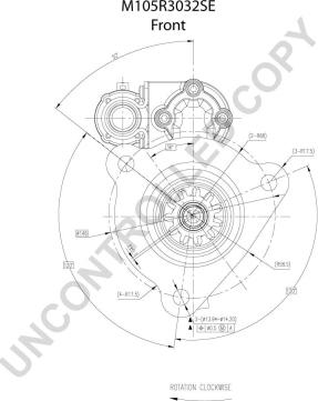 Prestolite Electric M105R3032SE - Стартер autozip.com.ua