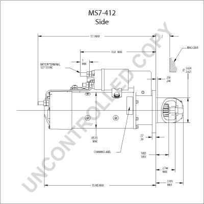 Prestolite Electric MS7-412A - Стартер autozip.com.ua