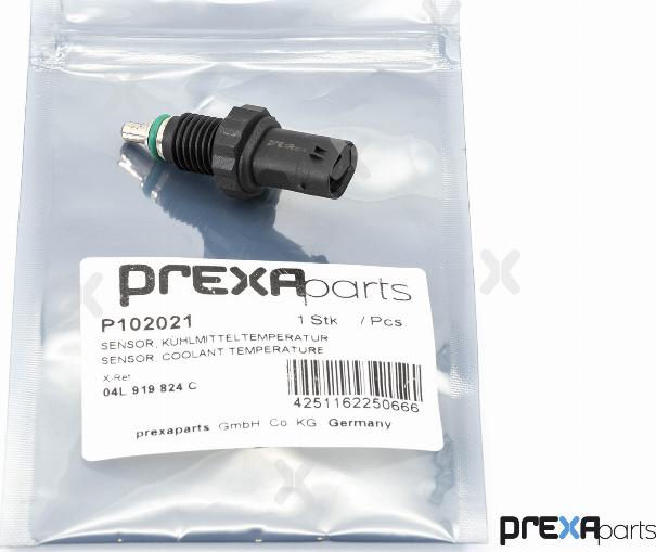PREXAparts P102021 - Датчик, температура охолоджуючої рідини autozip.com.ua
