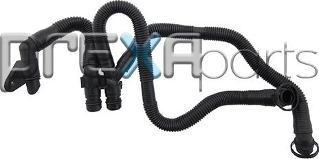 PREXAparts P126121 - Шланг, вентиляція картера autozip.com.ua