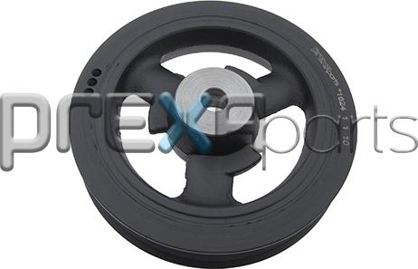 PREXAparts P225010 - Ремінний шків, колінчастий вал autozip.com.ua