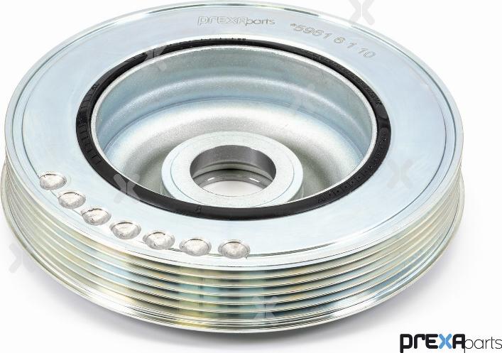PREXAparts P725012 - Ремінний шків, колінчастий вал autozip.com.ua