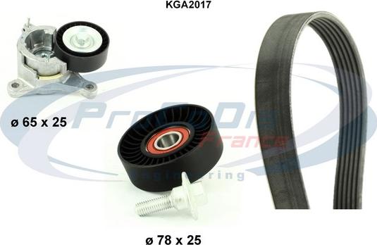 Procodis France KGA2017 - Поликлиновий ремінний комплект autozip.com.ua
