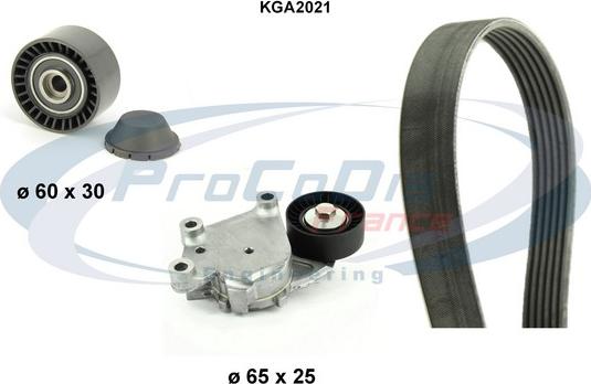 Procodis France KGA2021 - Поликлиновий ремінний комплект autozip.com.ua